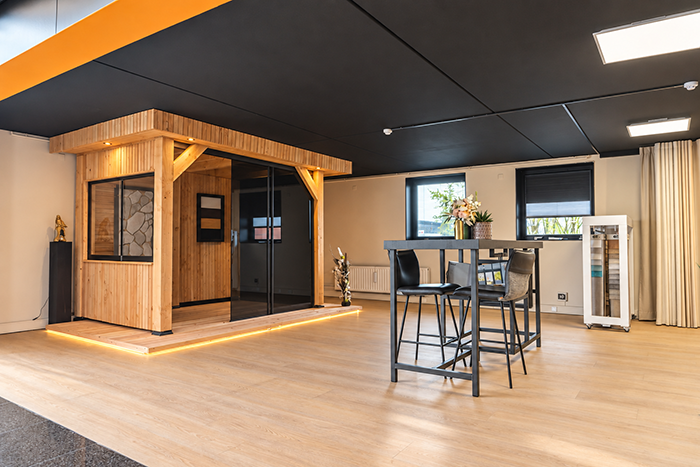 Bezoek onze showroom 1 Tuinkamerglas showroom schuifwand
